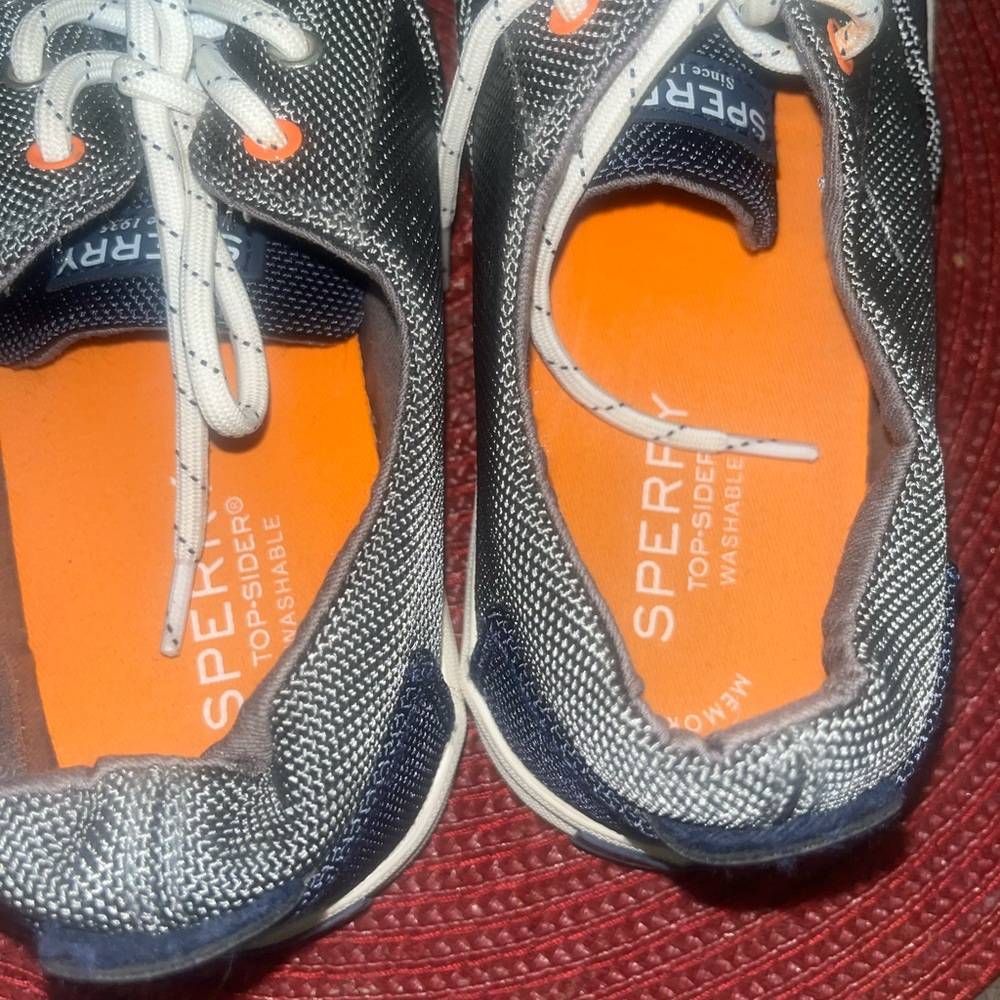 Sperry Black and Orange Casual Shoes